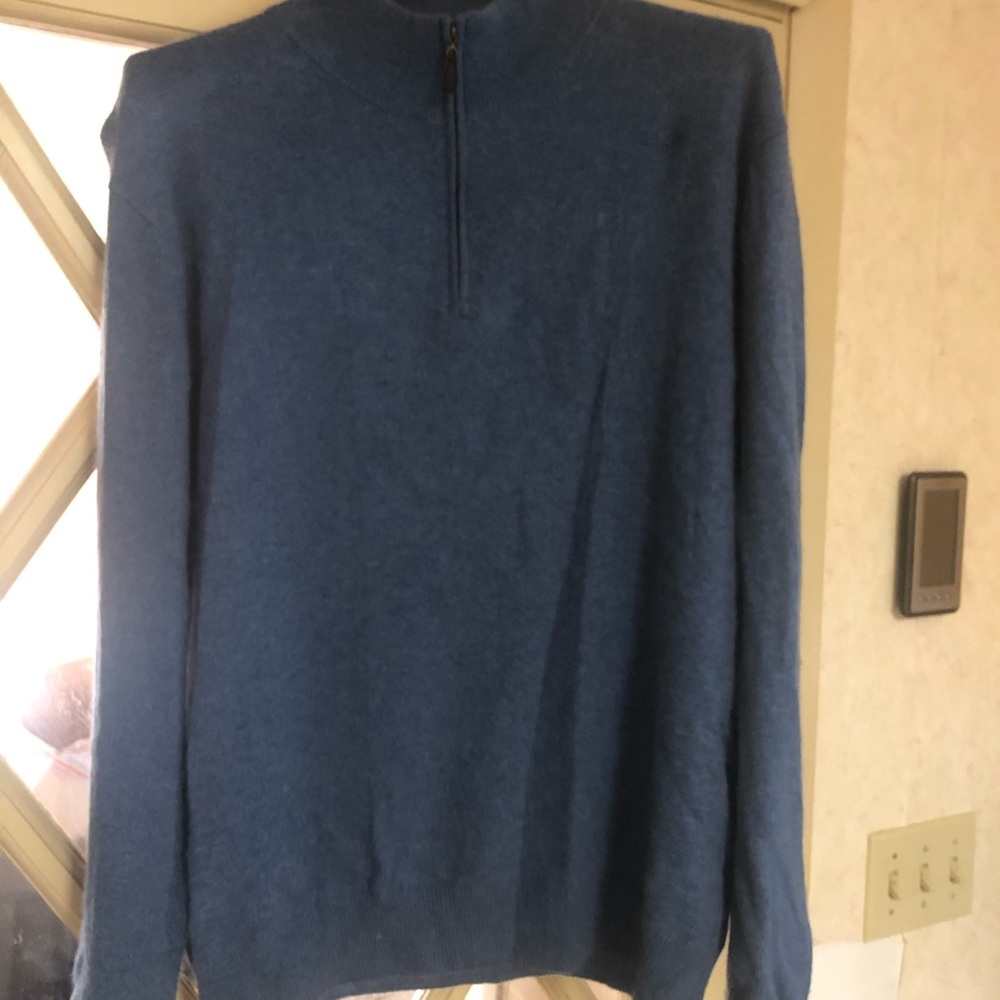 100% Cashmere Henry 1/4 zip
